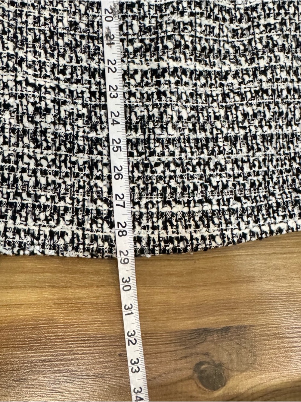 Alice + Olivia Black& White Tweed Midi Dress - Picture 6 of 7